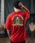T.T. Men Oversized Graphic Printed T-Shirt Red