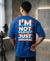 T.T. Men Oversized Graphic Printed T-Shirt Royal Blue