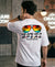 T.T. Men Oversized Graphic Printed T-Shirt White