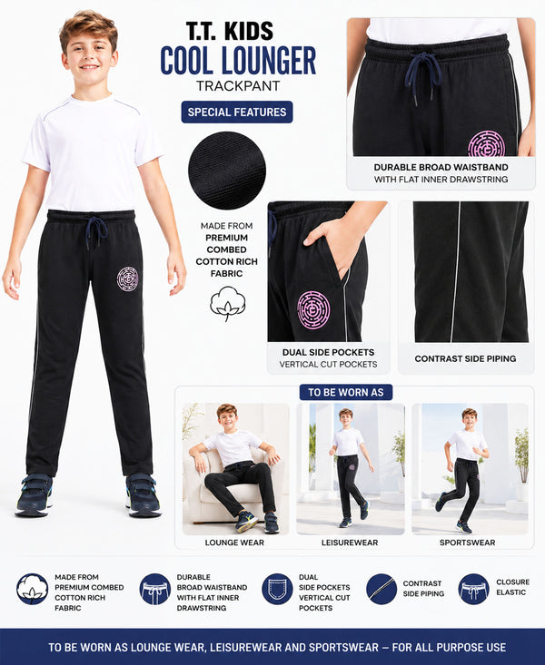 T.T. Kids Cool Lounger Pack Of 1 Black