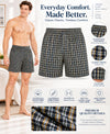 T.T. Men Checked Cotton Poly Woven Boxer Shorts Pack Of 2 Yellow,Green