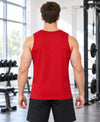 T.T. Men Cool Cotton Printed Regular Fit Round Neck Muscle Tees|Pack Of 3|Red,Forest Green,Mustard