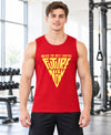 T.T. Men Cool Cotton Printed Regular Fit Round Neck Muscle Tees|Pack Of 3|Black,Red,Mustard