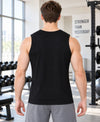 T.T. Men Cool Cotton Printed Regular Fit Round Neck Muscle Tees|Pack Of 3|Black,Blue,Red