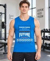T.T. Men Cool Cotton Printed Regular Fit Round Neck Muscle Tees|Pack Of 3|Black,Blue,Mustard
