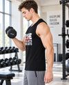 T.T. Men Cool Cotton Printed Regular Fit Round Neck Muscle Tees|Pack Of 2|Black,Blue