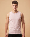 T.T. MenPremium Pure Cotton Gym Vest|Peach