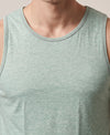 T.T. MenPremium Pure Cotton Gym Vest|Green