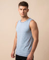 T.T. MenPremium Pure Cotton Gym Vest|Blue