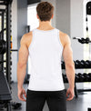 T.T. MenPremium Pure Cotton Gym Vest|White