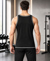 T.T. MenPremium Pure Cotton Gym Vest|Black