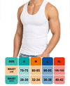 Hiflyers Men'S Cotton Spandex Vest (Pack of 3)