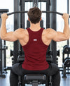 T.T. Men|Desire Premium Gym Vest|Pure Cotton|Rib Fabric|Moisture-Wicking, Breathable & Stretchable Sleeveless Undershirt| Ideal For Gym, Sports & Daily Wear|Pack Of 2|Maroon,Red