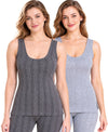 T.T. Women Hotpot Elite Top Thermal Anthra - Grey (Pack Of 2)