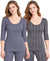 T.T. Women Hotpot Elite 3/4Th Thermal Slip Anthra-Navy (Pack Of 2)