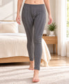 T.T. Women Hotpot Elite Pyjama Thermal Pack Of 2- White,Anthra Melange