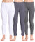 T.T. Women'S Hotpot Elite Premium Thermal Legging|Cotton Polyfill Sandwich Technology Fabric|Elasticated Waistband|Super Warm Winter Innerwear Trouser|Pack Of 3|White,Navy,Anthra Melange