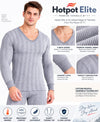 T.T. Men Hotpot Elite Top Thermal - Grey Melange