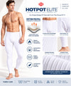T.T. Men Hotpot Elite Pyjama Thermal - White