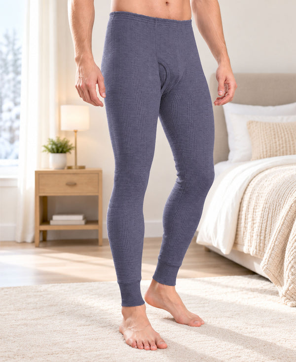 T.T. Men Hotpot Elite Light Weight , Super Warm With Polyfill Sandwich Technology Pyjama Thermal - Navy