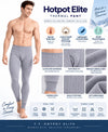 T.T. Men Hotpot Elite Pyjama Thermal - Grey Melange