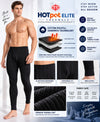 T.T. Men Hotpot Elite Light Weight , Super Warm With Polyfill Sandwich Technology Pyjama Thermal - Black