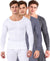 T.T. Men'S Hotpot Elite Premium Thermal Top|Cotton Polyfill Sandwich Technology Fabric|Full Sleeve|Round Neck|Super Warm Winter Innerwear|Pack Of 3|White,Navy,Anthra Melange