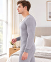 T.T. Men'S Hotpot Elite Premium Thermal Top|Cotton Polyfill Sandwich Technology Fabric|Full Sleeve|Round Neck|Super Warm Winter Innerwear|Pack Of 3|White,Grey Melange,Navy