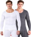 T.T. Men Hotpot Elite Top Thermal Anthra - White (Pack Of 2)