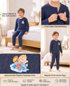T.T. Unisex Baby Suit For Boys & Girls|Full Sleeve Button-Front Thermal Set|Soft & Comfortable Super Warm Kids Wear|Pack Of 2|Brown,Blue