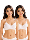 T.T. Women Desire Bra With Extra Strips PO2 White
