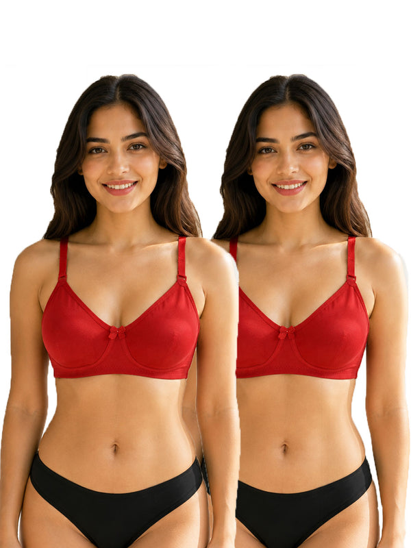 T.T. Women Desire Bra With Extra Strips PO2 Red