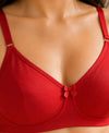 T.T. Women Desire Red Bra With Extra Strips