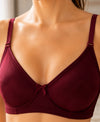 T.T. Women Desire Maroon Bra With Extra Strips