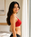 T.T. Women Desire Bra With Extra Strips PO2 Maroon-Red