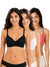 T.T. Women Desire Bra With Extra Strips PO3 Black,White,Pink
