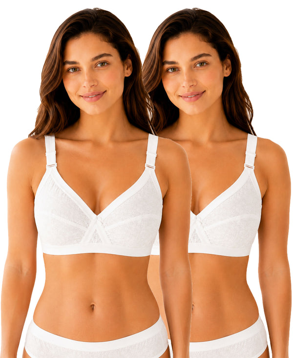 T.T. Women Desire Printed Bra PO2 Whiite