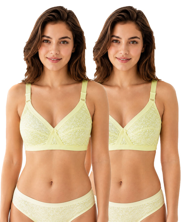 T.T. Women Desire Printed Bra PO2 Yellow