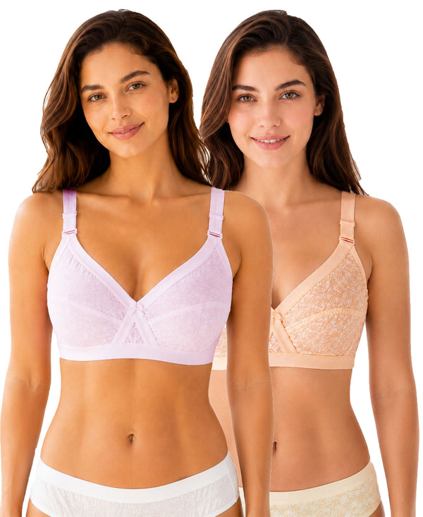 T.T. Women Desire Printed Bra PO2 Pink,Skin