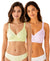 T.T. Women Desire Printed Bra PO2 Yellow,Pink