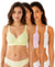 T.T. Women Desire Printed Bra PO3 Yellow,Pink,White