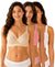 T.T. Women Desire Printed Bra PO3 Beige,Coral,White