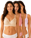 T.T. Women Desire Printed Bra PO3 Beige,Coral,Pink