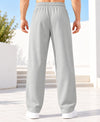 T.T.Men PO2 Premium Cord-Knit Wide-Leg Track Pant -Cream,Navy