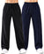 T.T.Men PO2 Premium Cord-Knit Wide-Leg Track Pant -Black,Navy