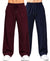 T.T.Men PO2 Premium Cord-Knit Wide-Leg Track Pant -Wine,Navy