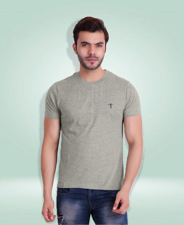 T.T. Cool Men Grey Heather Mã©Lange T-Shirt