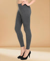 HiFlyers Women Anthra Grey Ankle Length Leggings/ Yoga Pant