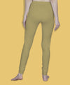 T.T. Women Solid Chudidar Cotton Lycra Cool Leggings -Beige - Coffee( Free Size)