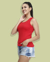 T.T. Womens Desire Cotton Spandex Tanktop Red
